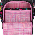 Bagmaster Školní batoh Beta 23 A Black/pink/blue