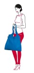 Skládací nákupní taška Reisenthel Mini Maxi Shopper L modrá