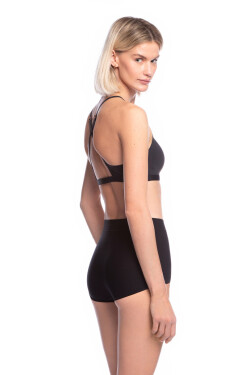 Dámské kalhotky šortky L-FIT6000SZ-02 černá XS/M
