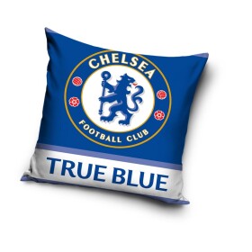 Modré povlaky na polštáře motiv Chelsea 40 x 40cm