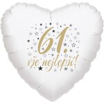 61. narozeniny balónek srdce Balonky.cz 61. narozeniny balónek srdce Balonky.cz