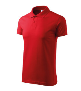 Single J. polokošile pánská červená 2XL