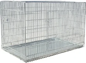 TOMMI Přepravní klec L 125x74x82 cm / kovová 3mm konstrukce / nosnost do 30 kg / vyjímatelná vanička (9478732)