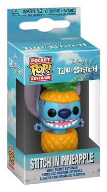 Funko POP Keychain: Lilo & Stitch - Stitch in Pineappple