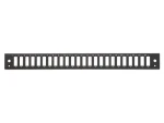 Equip Patchpanel 24x SC-Duplex černý / Patch panel / Optický / 1U / 19" / ocel (337102)