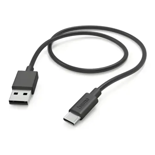 Hama černá / Nabíjecí kabel / USB-A / USB-C / 480 Mbit/s / 1 m