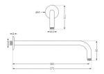 MEXEN/S - Kai DR70 podomítkový sprchový SET + slim sprcha 30, růžové zlato 77602DR7030-60