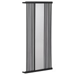 CERANO Koupelnový radiátor Maximus - boční připojení - 735W - černá matná - 1510x740 mm