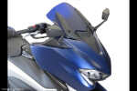 Yamaha Tmax 530 17-19, Tmax 560 20-21 Skútr plexi Powerbronze 315 mm - černá