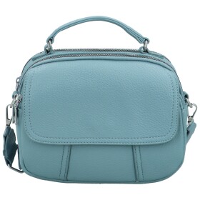 Trendy dámská koženková crossbody kabelka Badamia, modrá