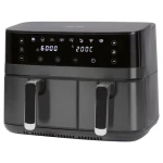 ProfiCook FR 1295 H černá / dualní horkovzdušná fritéza / 2700W / 9 l / 8 programů (501295)