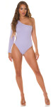 Sexy Koucla Musthave Basic Body na jedno rameno lilac Einheitsgroesse