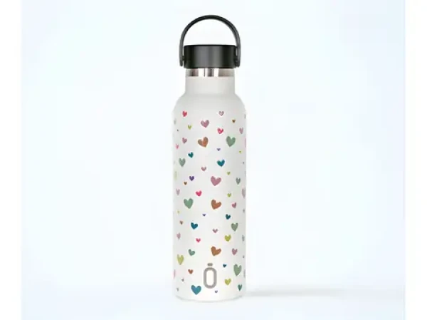 Runbott Hearts Cream / Termoláhev / 600 ml / vakuová izolace / nerezová ocel (971748RB)