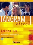 Tangram aktuell 1: Lektion 1-4: Kursbuch + Arbeitsbuch mit Audio-CD - kolektiv autorů