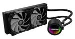 Genesis HYDRIA 240 ARGB černá / Komplet vodního chlazení CPU / 2x 120 mm / max 1500 RPM / 80 CFM (NLG-2319)