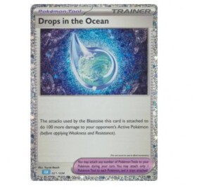 Pokémon karta Drops in the Ocean z Premium Collection Lugia
