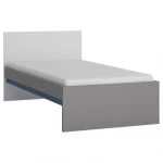 Postel Laser LASZ01B 90 šedá platina/černá perla/bílý alpský/modrá