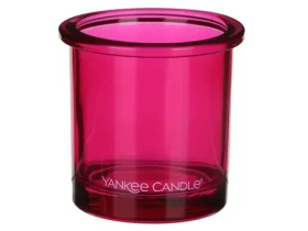 YANKEE CANDLE svícen Pop Tea Light/Pink na votivní svíčku