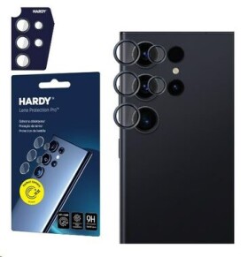 3mk HARDY Lens Protection Pro skla na fotoaparát pro Samsung Galaxy S23 Ultra Black (5903108573337)