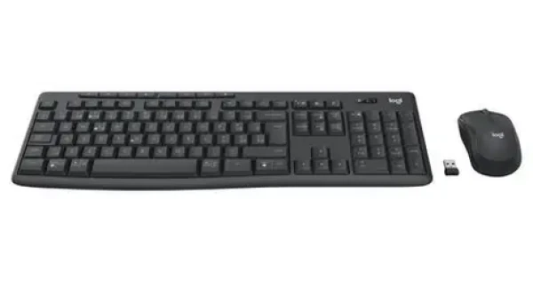 Logitech MK370 CH černá / Bezdrátová sada klávesnice a myši / CH verze / Bluetooth / Logi Bolt (920-012067)