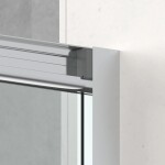 Sprchový kout čtvrtkruh 90x90 cm SAT TEX BB SATTEXSBB90CRT SATTEXSBB90CRT