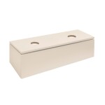 Koupelnová skříňka s krycí deskou SAT Feel 120x30x46 cm pískově béžová mat SATFEEL120BED SATFEEL120BED