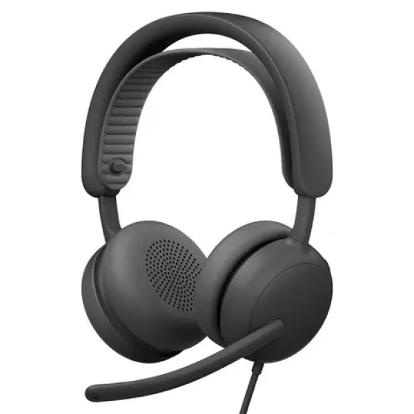 Logitech Zone Wired 2 černá / Drátová sluchátka s mikrofonem / USB / 1.9 m (981-001619)