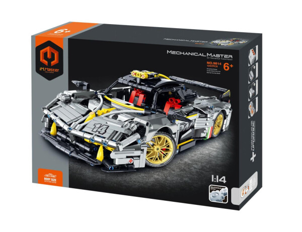 Stavebnice auto s mechanickým pohonem 1237 dílků