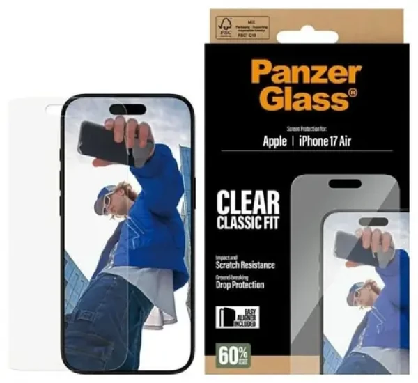PanzerGlass Classic Fit EasyAligner pro Apple iPhone 17 Air (GS-FOL-PNGL-0203)
