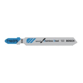 Bosch Accessories 2608636497 Pilový plátek do kmitací pily T 118 EFS - Basic for Inox 5 ks