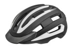 Cyklistická přilba TAKE-OFF, černá/bílá mat (pro obvod hlavy 58-61 cm)