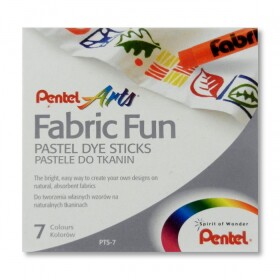 Pentel Voskovky na textil sada 7 barev