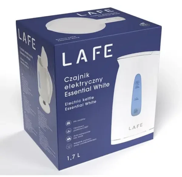 Lafe Essential bílá / Rychlovarná konvice / 2200 W / 1,7 l (LAFCZA47457)