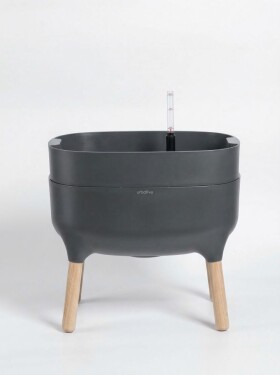Nízká pěstební nádoba Urbalive - antracit