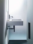 DURAVIT - Vero Umývátko 45x25 cm, s přepadem, s otvorem pro baterii, bílá 0702250000