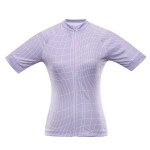 Dámský cyklistický dres s cool-dry ALPINE PRO SAGENA pastel lilac varianta pa XL