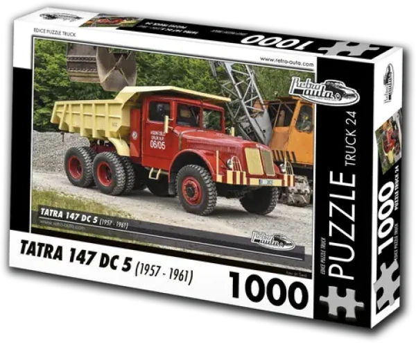 RETRO-AUTA Puzzle TRUCK č.24 Tatra 147 DC 5 (1957-1961)