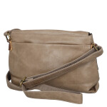 Trendy dámská crossbody kabelka Simba, šedo-béžová