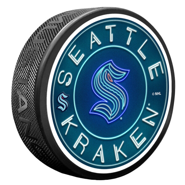 Mustang Puk Seattle Kraken NHL Neon