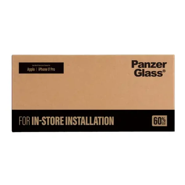 PanzerGlass Ultra-Wide Fit iPhone 17 Pro / Ochranná fólie / FastFit instalační rámeček / 0,74 mm (PG53113)