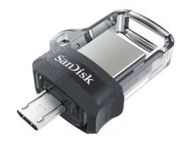 SanDisk Ultra Dual 32 GB / Flash Disk / 32GB / USB 3.0 (A microUSB) / rychlost až 150MBs (SDDD3-032G-G46)
