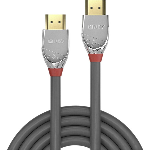 LINDY HDMI kabel Zástrčka HDMI-A, Zástrčka HDMI-A 5.00 m šedá 37874 HDMI kabel