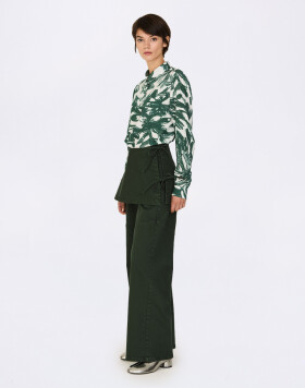 SKFK Leunda-GOTS Trouser 0G7 Dark Green 38