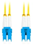 Lanberg optický patch kabel SM LC/UPC-LC/UPC žlutá / Optický patch kabel / Duplex / G657A1 / 5 m (FO-LULU-SD11-0050-YE)
