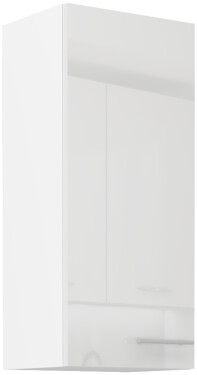 Horní skříňka Lara 40 G-90 1F Barva korpusu: Bílá, Barva dvířek: Bílý lesk