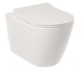 KLUDI - Resa R Závěsné WC, Rimless, Spiralflush, lesklá bílá 23WCW0243
