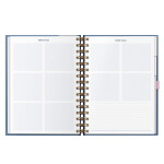 Busy B Nedatovaný zápisník pro učitele Graphic, modrá barva, multi barva, papír