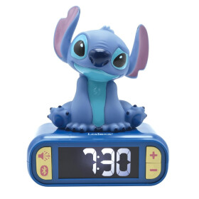 Lexibook 3D svítící bluetooth budík s reproduktorem Stitch - Alltoys Lexibook