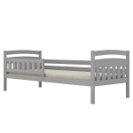 Postel Tosia standard + zábrana 80x200 šedá
