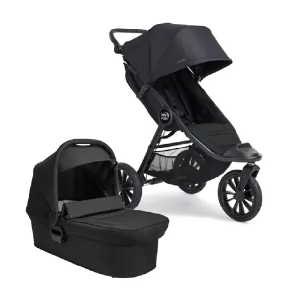 BabyJogger CITY ELITE 2 set 2v1 (kočárek+korba) OPULENT BLACK (BJ2149194SET)